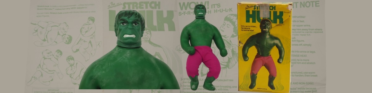 Rare Hulk Stretch Toy in our Upcoming July 26th Auction